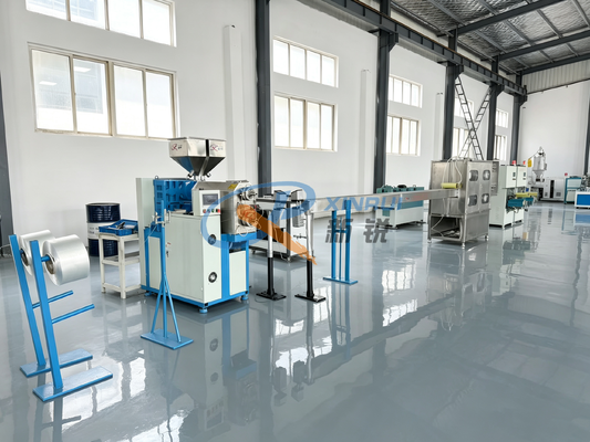 品質  Single Double Color High Speed PVC Coating Yarn Polyester Yarn Making Machine For Curtain 工場