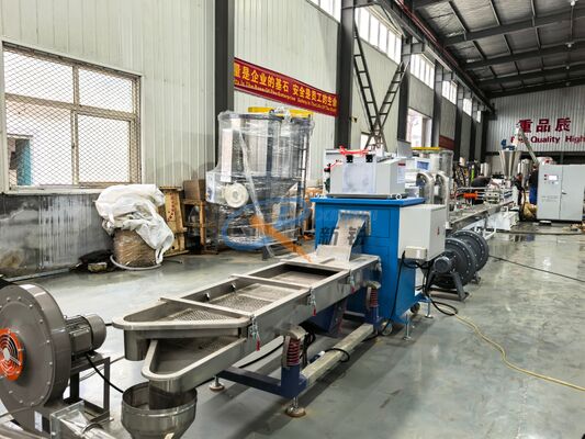 500KG/H TPR TPE 水冷式条状造粒生产线