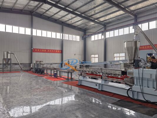 500KG/H TPR TPE 水冷式条状造粒生产线
