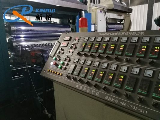 良い価格 家具板のための機械を作る二重ねじ幅1220mmポリ塩化ビニール板 オンライン